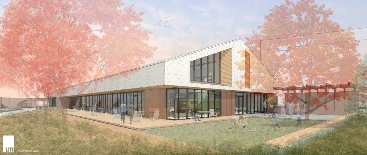 Rendering of proposed Bill and Helen Norrie Library